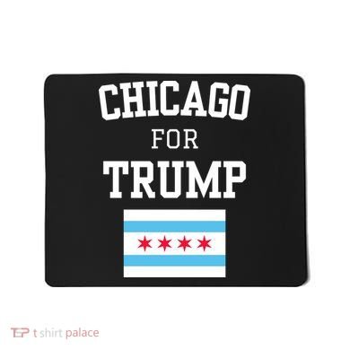 Chicago For Donald Trump 2024 Flag Mousepad