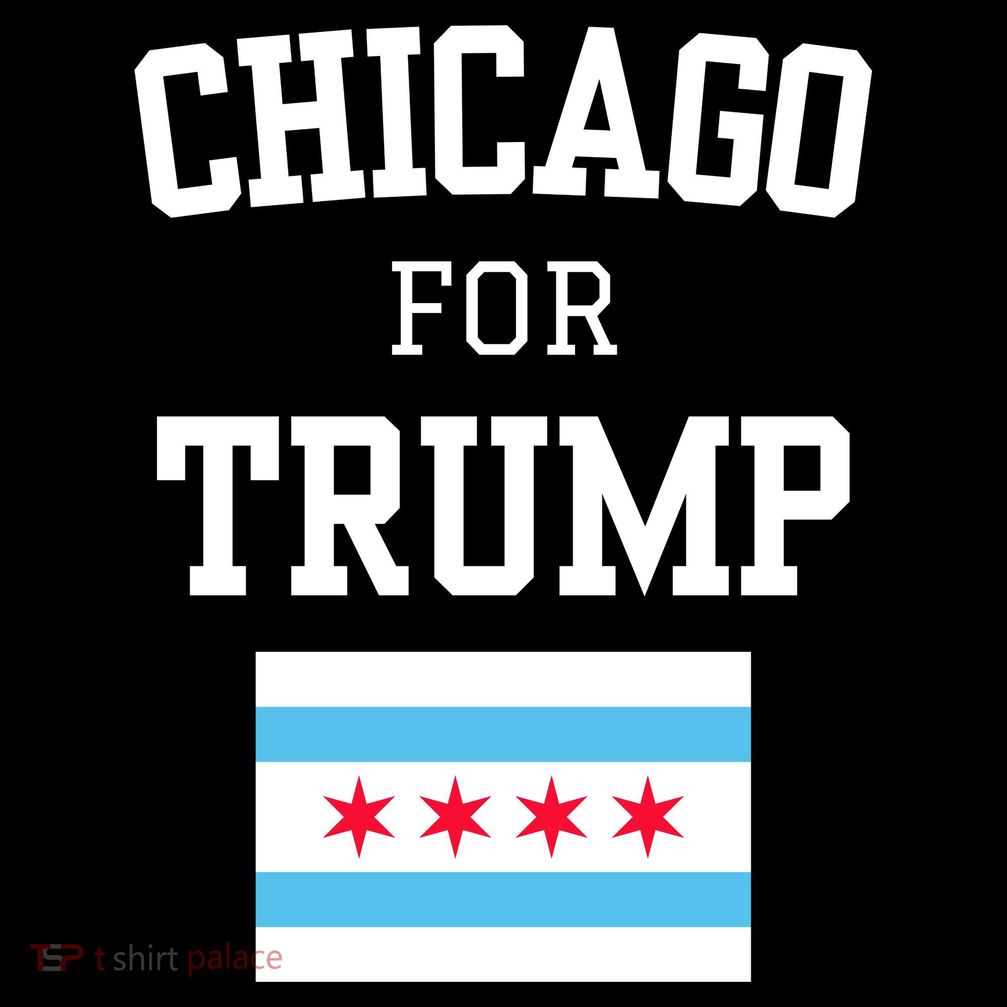 Chicago For Donald Trump 2024 Flag Mousepad