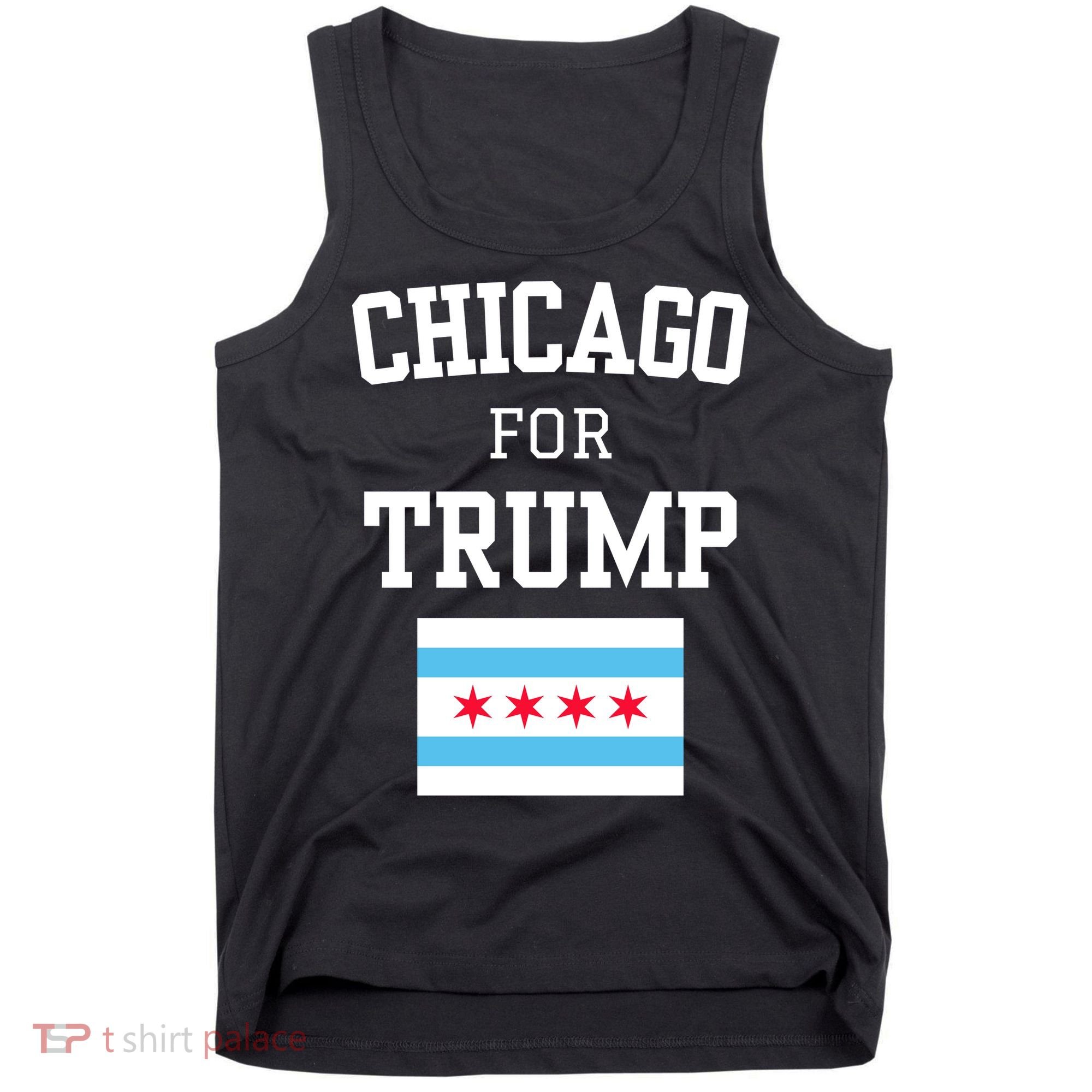 Chicago For Donald Trump 2024 Flag Tank Top