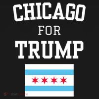 Chicago For Donald Trump 2024 Flag Visor thumb 3