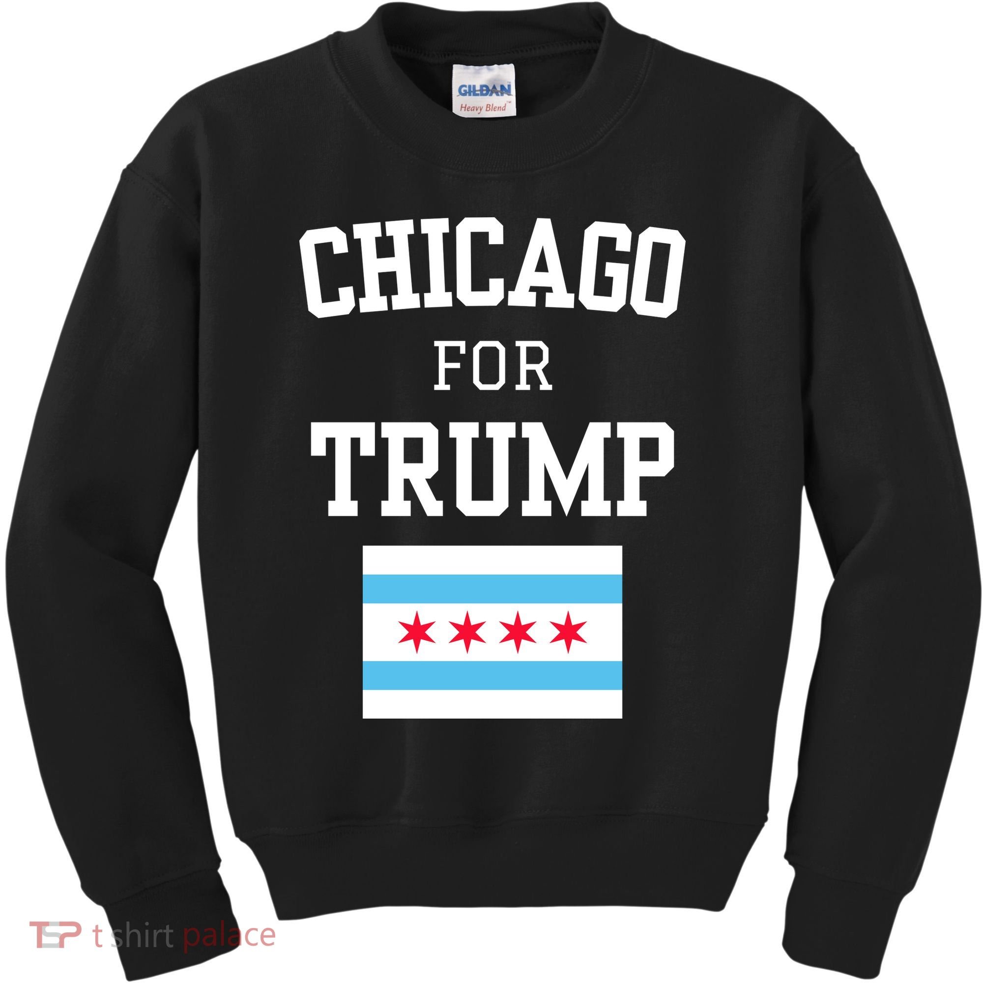 Chicago For Donald Trump 2024 Flag Kids Sweatshirt