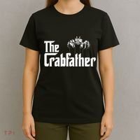 Crab Fishing Dad The Crabfather T-Shirt thumb 4