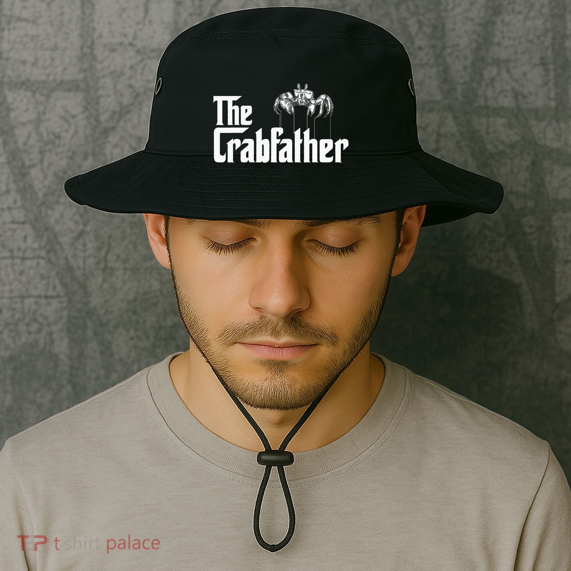 Crab Fishing Dad The Crabfather Bucket Hat