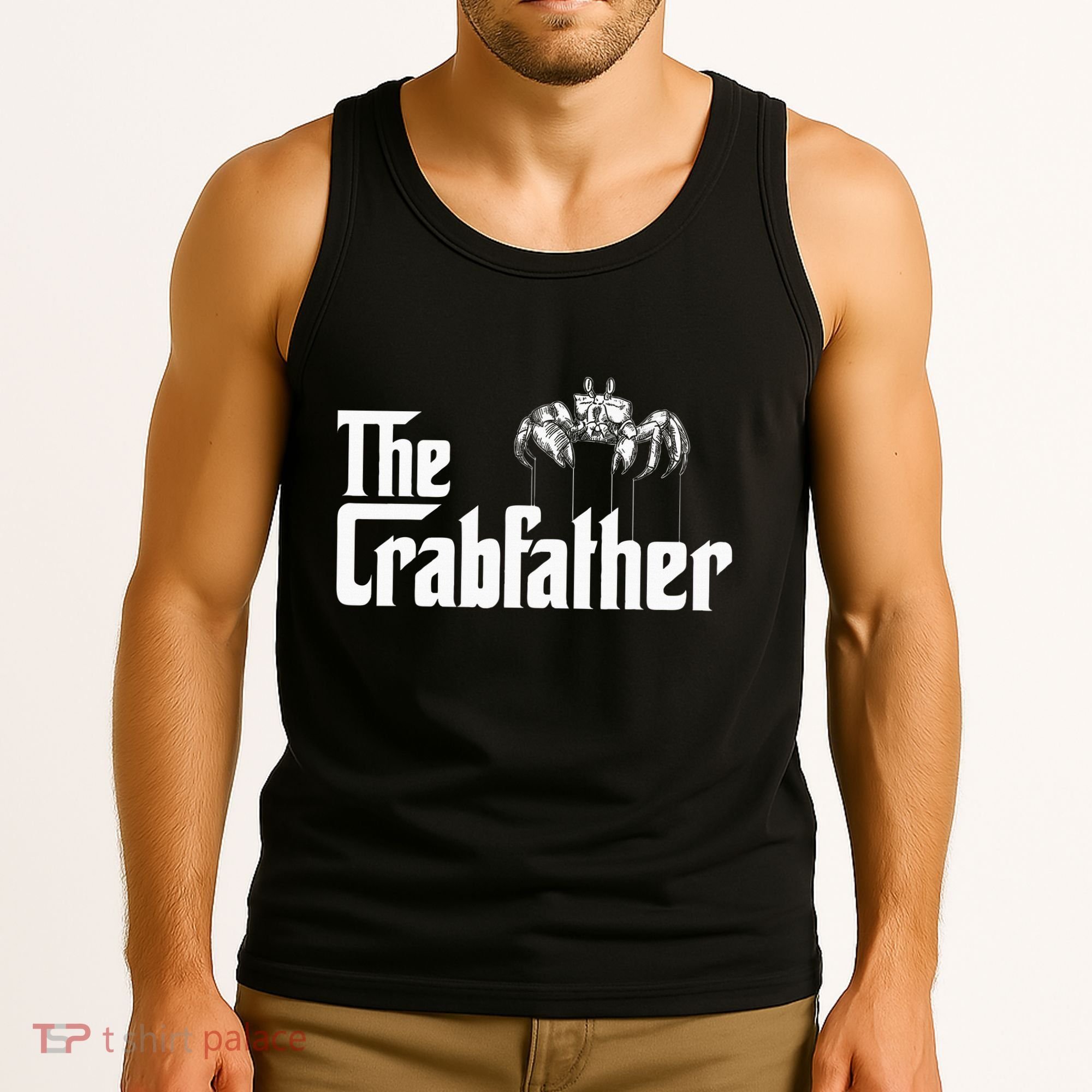 Crab Fishing Dad The Crabfather Tank Top