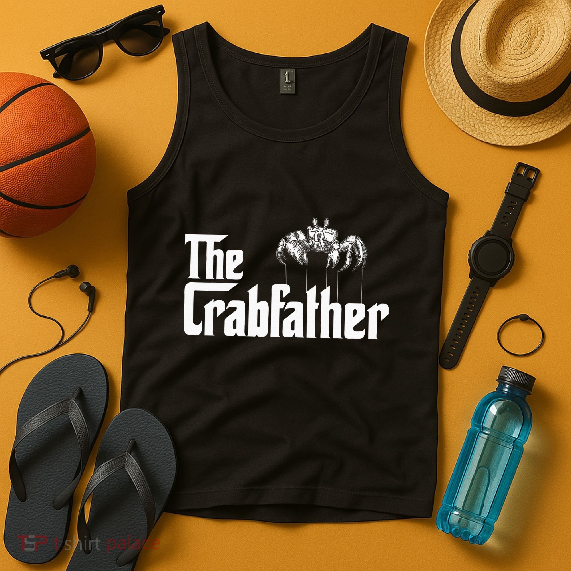Crab Fishing Dad The Crabfather Tank Top