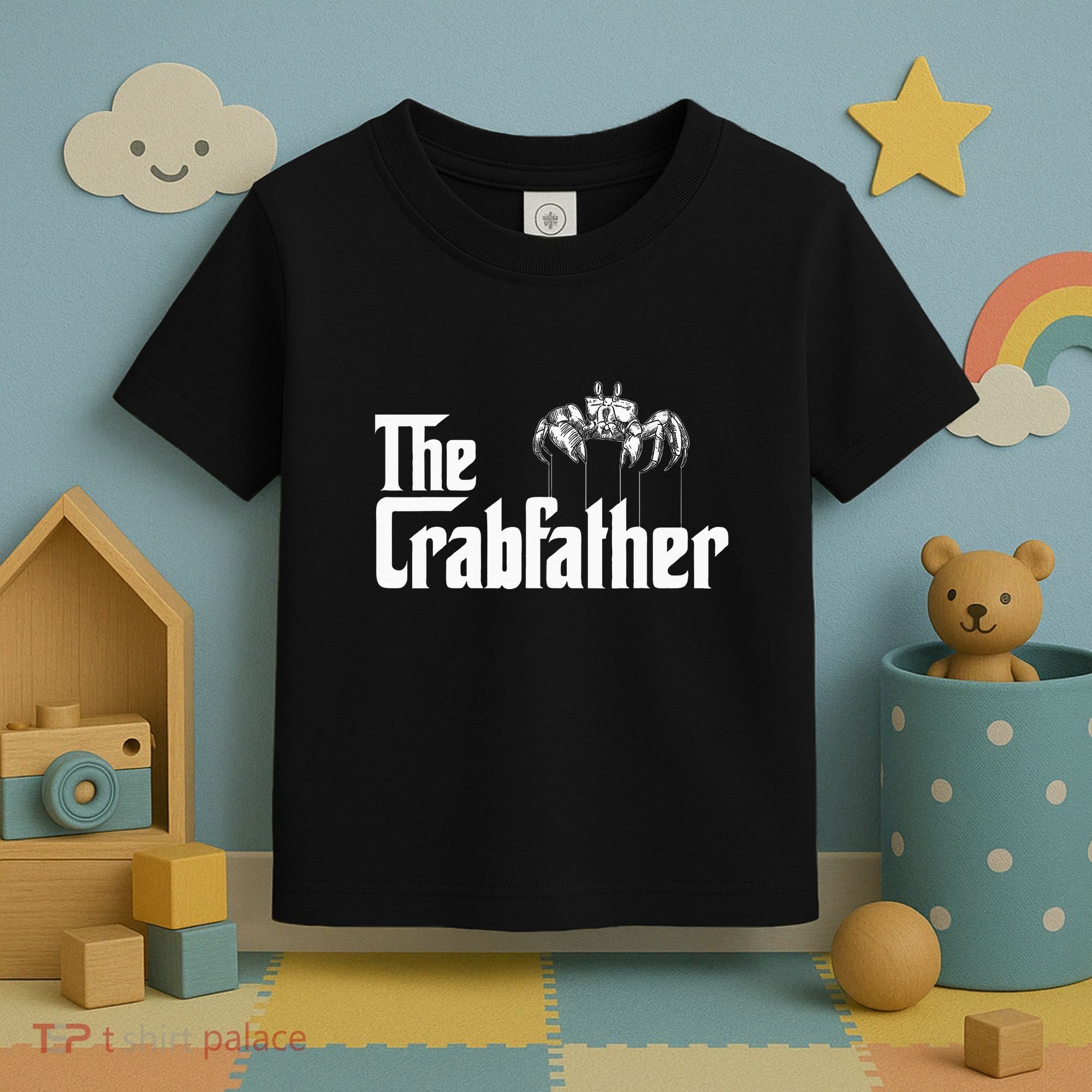 Crab Fishing Dad The Crabfather Toddler T-Shirt