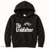 Crab Fishing Dad The Crabfather Kids Hoodie thumb 0