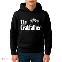 Crab Fishing Dad The Crabfather Kids Hoodie thumb 4
