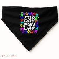 Cute Field Day Teacher USA-Made Doggie Bandana thumb 0