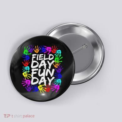 Cute Field Day Teacher Button