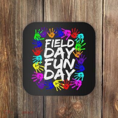 Cute Field Day Teacher Coaster
