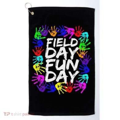 Cute Field Day Teacher Golf Towel