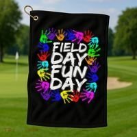 Cute Field Day Teacher Golf Towel thumb 1