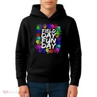 Cute Field Day Teacher Kids Hoodie thumb 4
