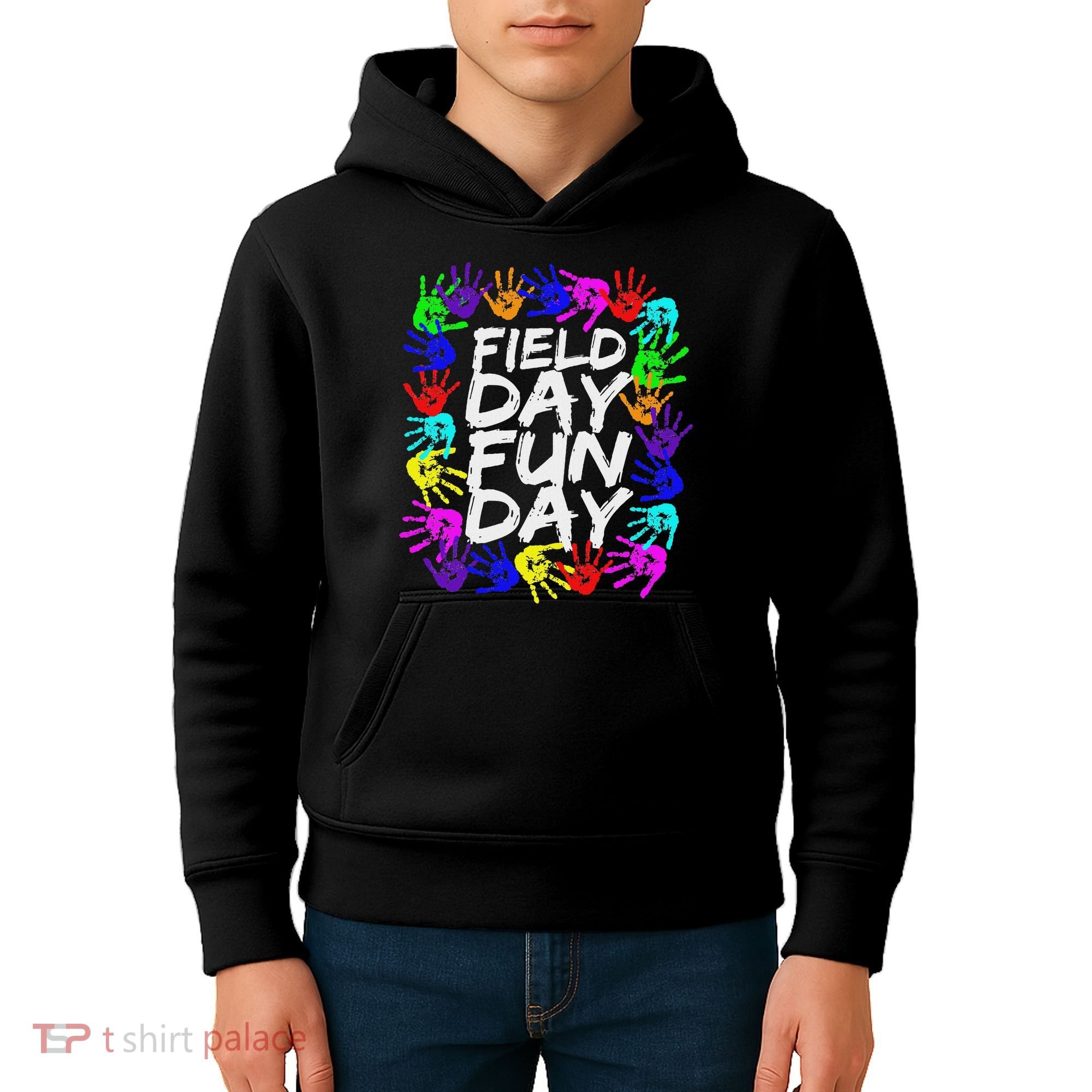 Cute Field Day Teacher Kids Hoodie