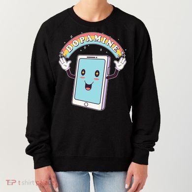 Cute Funny Dopamine Cellphone Women's Sweatshirt