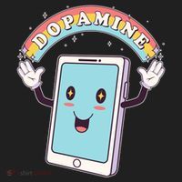 Cute Funny Dopamine Cellphone Women's Sweatshirt thumb 2