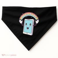 Cute Funny Dopamine Cellphone USA-Made Doggie Bandana thumb 0