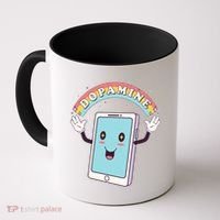 Cute Funny Dopamine Cellphone Coffee Mug thumb 0