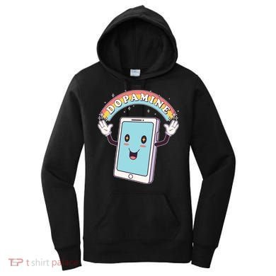 Cute Funny Dopamine Cellphone Women's Hoodie