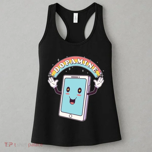 Cute Funny Dopamine Cellphone Women's Tank Top