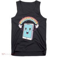 Cute Funny Dopamine Cellphone Tank Top thumb 0