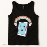 Cute Funny Dopamine Cellphone Tank Top thumb 2