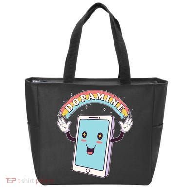 Cute Funny Dopamine Cellphone Tote Bag