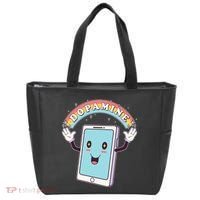 Cute Funny Dopamine Cellphone Tote Bag thumb 0