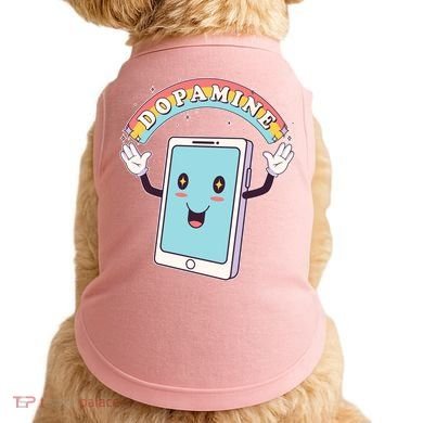 Cute Funny Dopamine Cellphone Doggie Tank