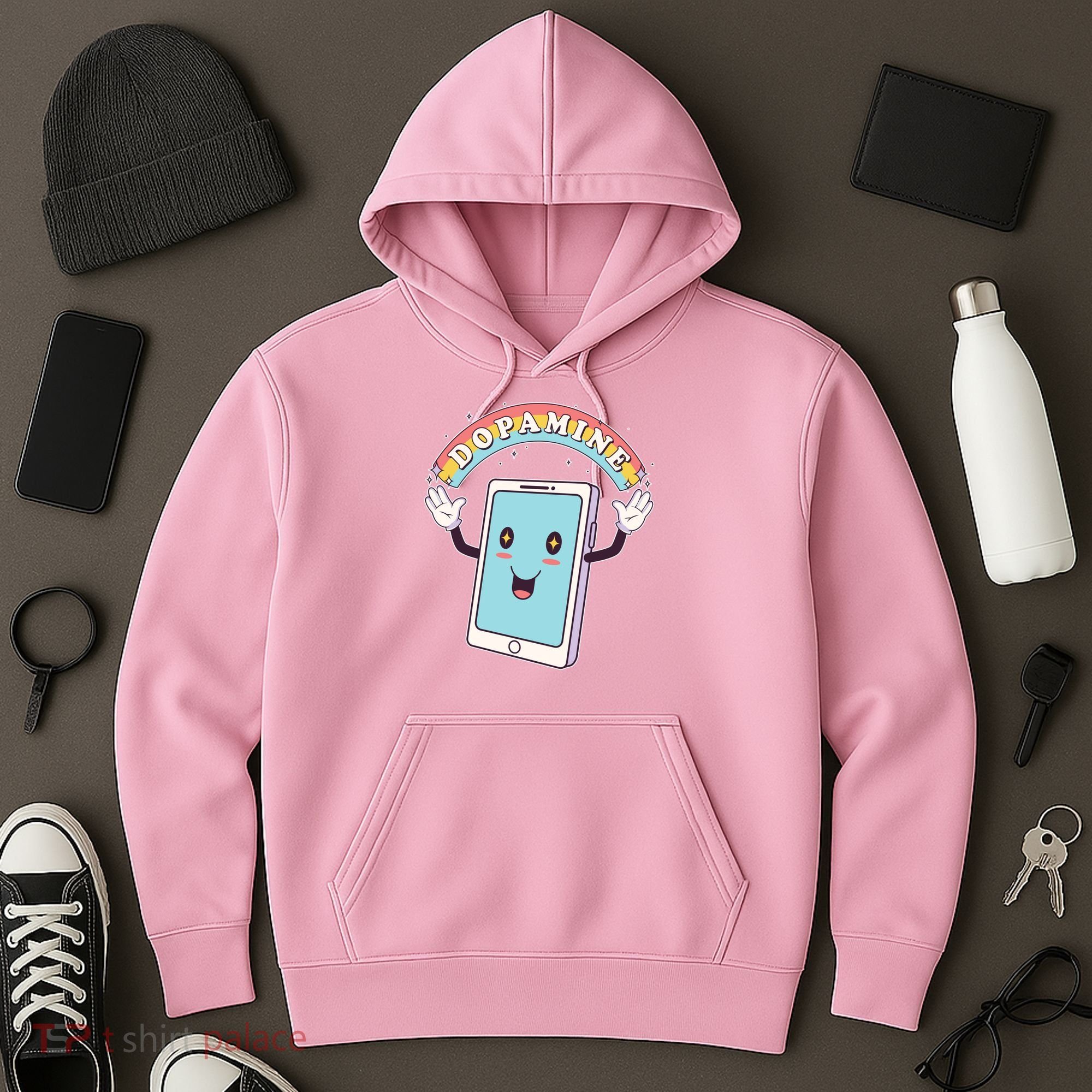 Cute Funny Dopamine Cellphone Hoodie