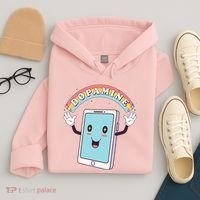 Cute Funny Dopamine Cellphone Hoodie thumb 4