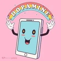 Cute Funny Dopamine Cellphone T-Shirt thumb 7
