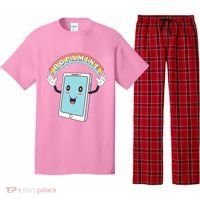 Cute Funny Dopamine Cellphone Pajama Set thumb 0