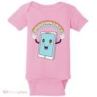 Cute Funny Dopamine Cellphone Baby Bodysuit thumb 0