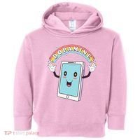 Cute Funny Dopamine Cellphone Toddler Hoodie thumb 0