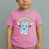 Cute Funny Dopamine Cellphone Toddler T-Shirt thumb 2