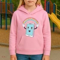 Cute Funny Dopamine Cellphone Kids Hoodie thumb 3