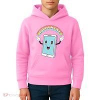 Cute Funny Dopamine Cellphone Kids Hoodie thumb 4