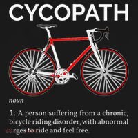 Cycopath Funny Definition For A Biker Cyclist T-Shirt thumb 7