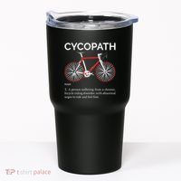 Cycopath Funny Definition For A Biker Cyclist Tumbler thumb 0