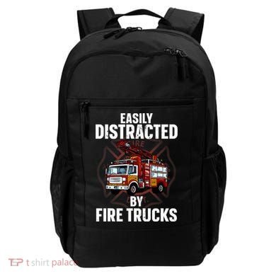 Cute Firefighter Design For Fireman Fire Truck Backpack