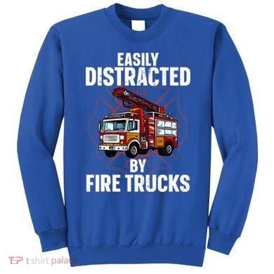Cute Firefighter Design For Fireman Fire Truck Sweatshirt