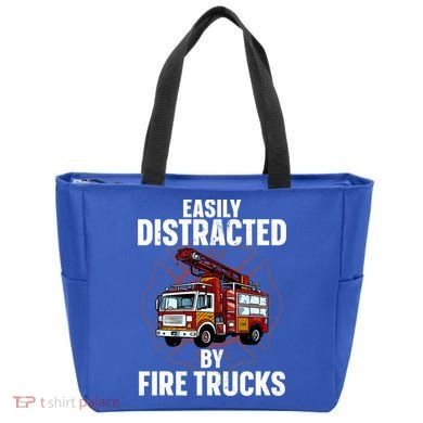 Cute Firefighter Design For Fireman Fire Truck Tote Bag
