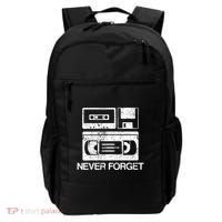 Cassette Floppy Disk Retro Never Forget Meaningful Gift Backpack thumb 0