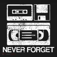 Cassette Floppy Disk Retro Never Forget Meaningful Gift Bucket Hat thumb 4