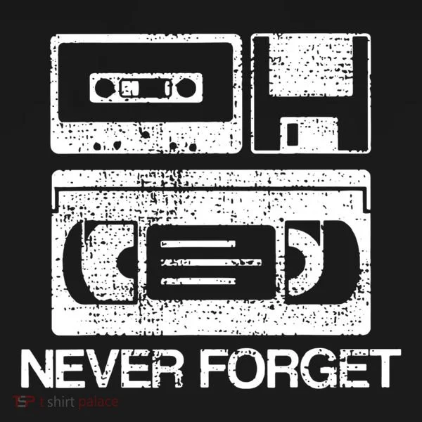 Cassette Floppy Disk Retro Never Forget Meaningful Gift Bucket Hat