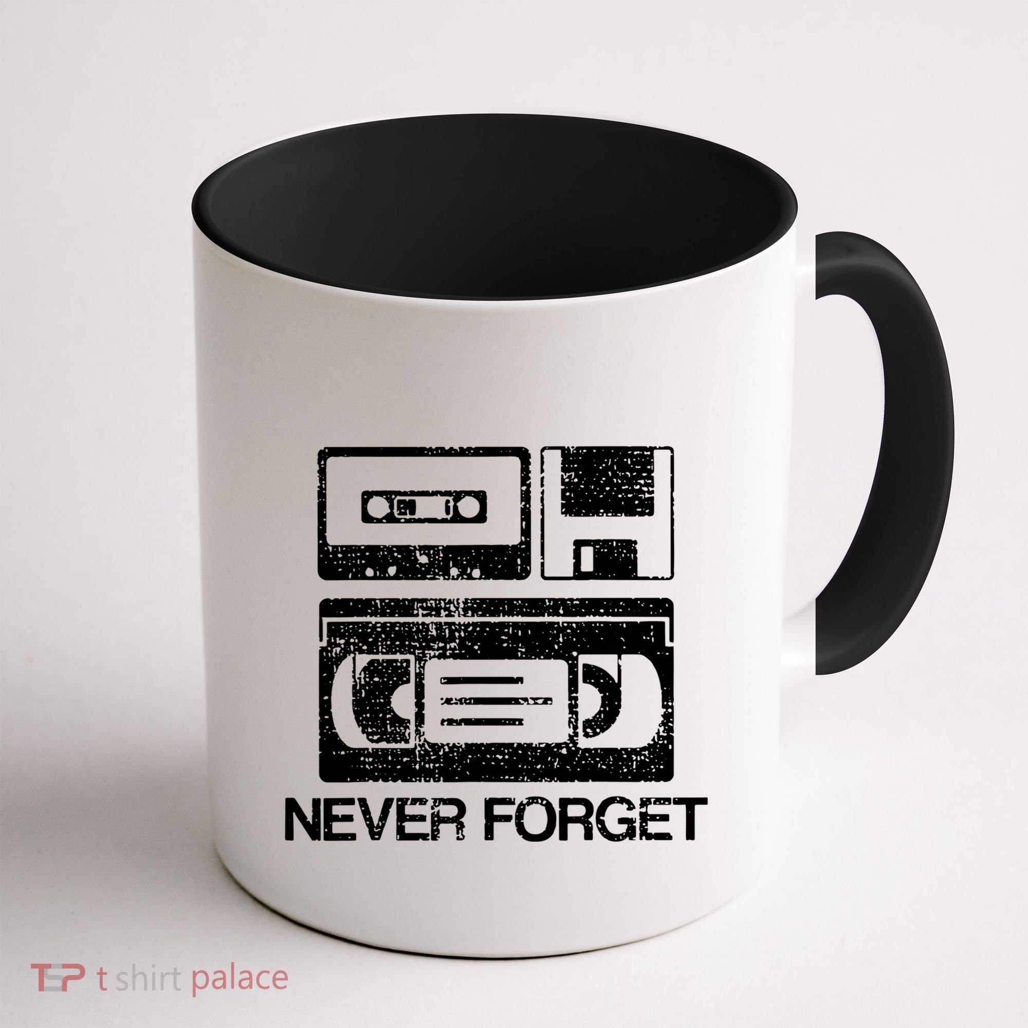 Cassette Floppy Disk Retro Never Forget Meaningful Gift Coffee Mug