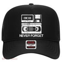 Cassette Floppy Disk Retro Never Forget Meaningful Gift Hat thumb 0