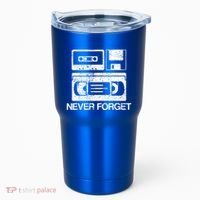 Cassette Floppy Disk Retro Never Forget Meaningful Gift Tumbler thumb 0